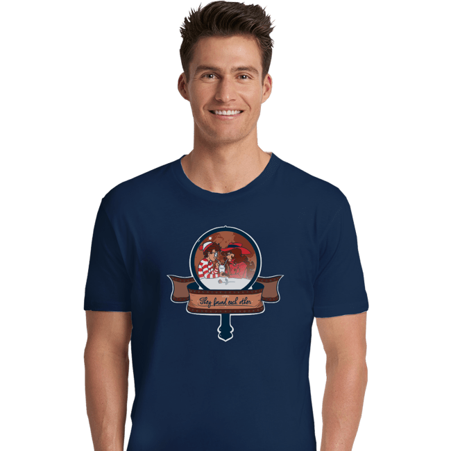 Shirts Premium Shirts, Unisex / Small / Navy They Found Each Other