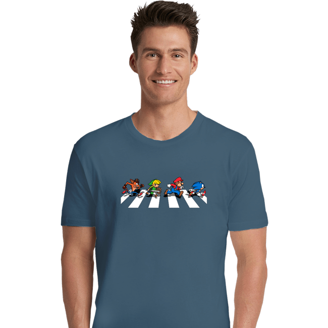 Secret_Shirts Premium Shirts, Unisex / Small / Indigo Blue The Pixels