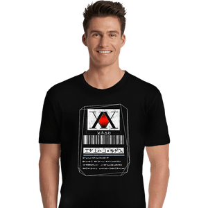 Shirts Premium Shirts, Unisex / Small / Black Hunter License