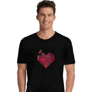 Daily_Deal_Shirts Premium Shirts, Unisex / Small / Black Retro Love