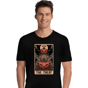Daily_Deal_Shirts Premium Shirts, Unisex / Small / Black Halloween Tarot Treat