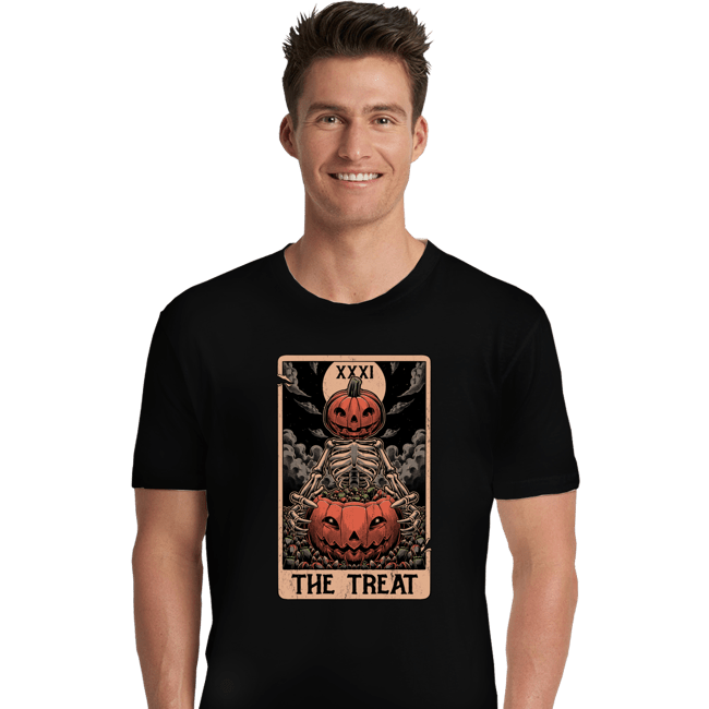 Daily_Deal_Shirts Premium Shirts, Unisex / Small / Black Halloween Tarot Treat