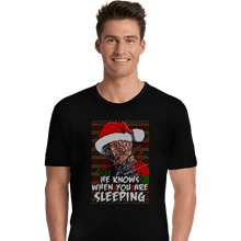 Load image into Gallery viewer, Secret_Shirts Premium Shirts, Unisex / Small / Black Sleeping Sweater
