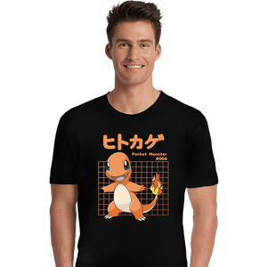 Sold_Out_Shirts Premium Shirts, Unisex / Small / Black Charmander X-Ray