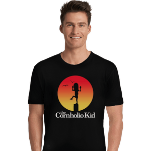 Shirts Premium Shirts, Unisex / Small / Black The Cornholio Kid