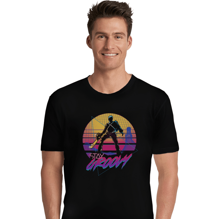 Shirts Premium Shirts, Unisex / Small / Black Stay Groovy