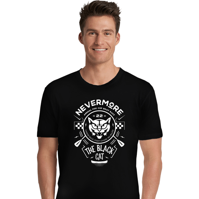 Shirts Premium Shirts, Unisex / Small / Black The Black Cat Canoe Emblem
