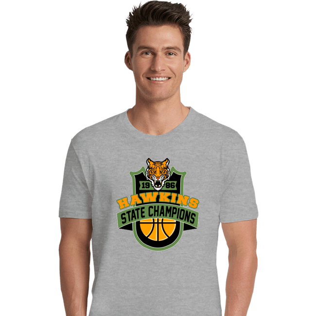 Secret_Shirts Premium Shirts, Unisex / Small / Sports Grey Hawkins 86