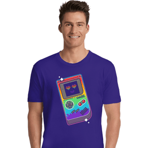 Shirts Premium Shirts, Unisex / Small / Violet Gaymer Player II