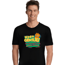 Load image into Gallery viewer, Secret_Shirts Premium Shirts, Unisex / Small / Black Garfield Evangelion
