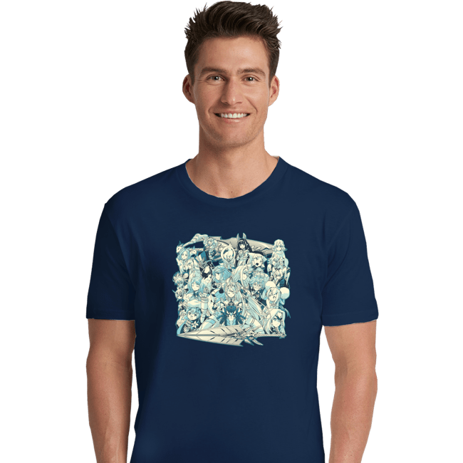 Shirts Premium Shirts, Unisex / Small / Navy Blade Resonance