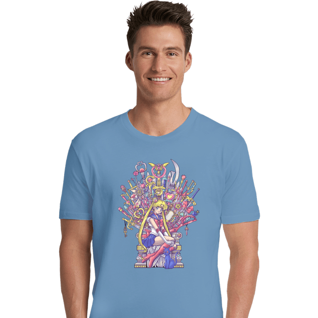 Shirts Premium Shirts, Unisex / Small / Powder Blue Throne Of Magic