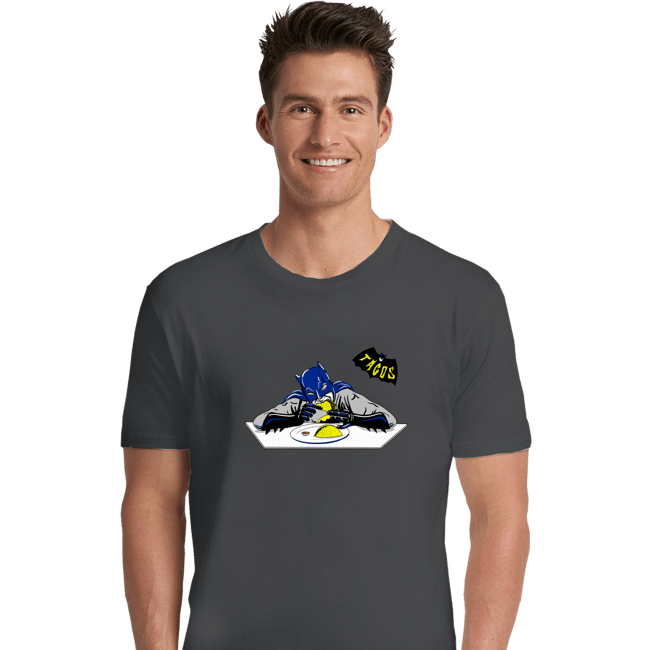 Shirts Premium Shirts, Unisex / Small / Charcoal Taco Man