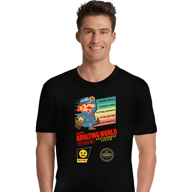 Secret_Shirts Premium Shirts, Unisex / Small / Black Adulting World
