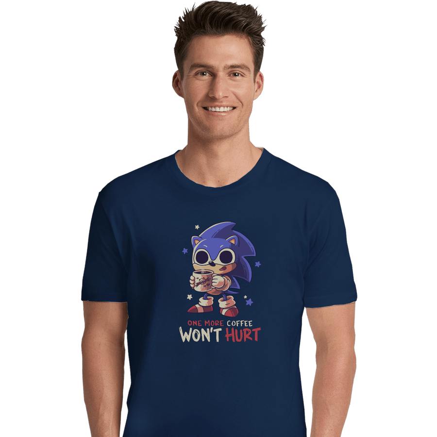 Shirts Premium Shirts, Unisex / Small / Navy One More Coffee