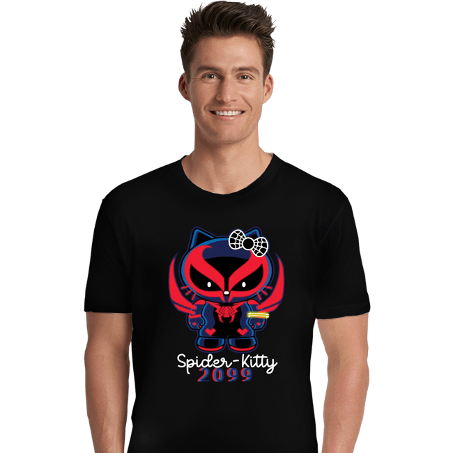 Secret_Shirts Premium Shirts, Unisex / Small / Black Spider Kitty 2099