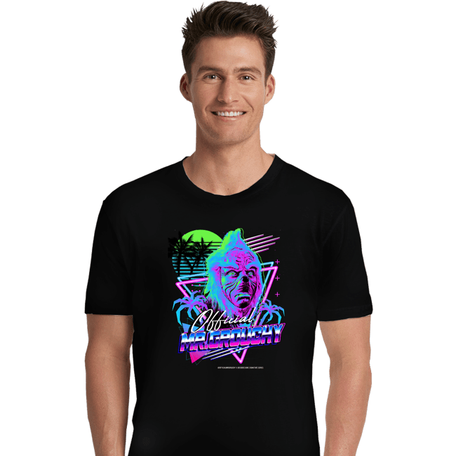 Shirts Premium Shirts, Unisex / Small / Black Mr Grouchy x CoDdesigns Neon Retro Tee