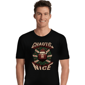 Shirts Premium Shirts, Unisex / Small / Black Chaotic Nice Christmas