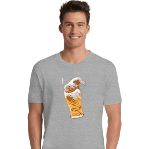 Daily_Deal_Shirts Premium Shirts, Unisex / Small / Sports Grey The Great Beer Wave