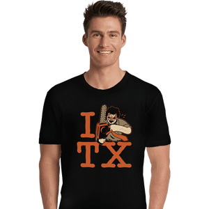 Secret_Shirts Premium Shirts, Unisex / Small / Black I Love TX