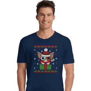 Shirts Premium Shirts, Unisex / Small / Navy Pet Christmas