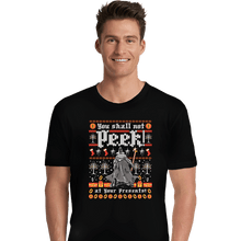 Load image into Gallery viewer, Secret_Shirts Premium Shirts, Unisex / Small / Black You Shall Not Peak
