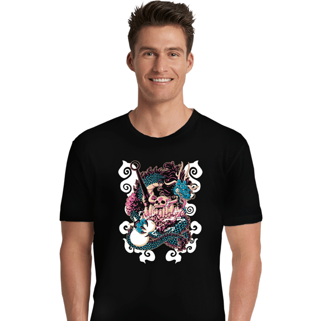 Shirts Premium Shirts, Unisex / Small / Black Kaidou of the Beasts