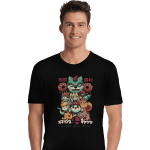 Shirts Premium Shirts, Unisex / Small / Black Smash Cats