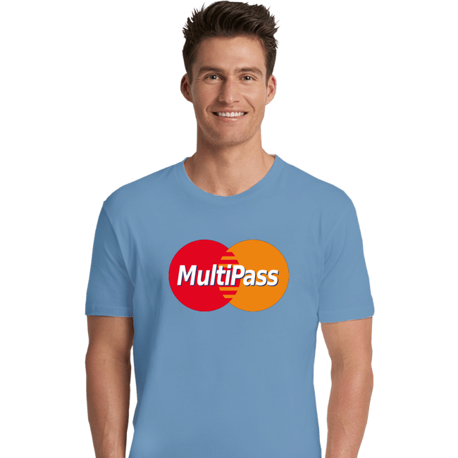 Daily_Deal_Shirts Premium Shirts, Unisex / Small / Powder Blue Multipass Card