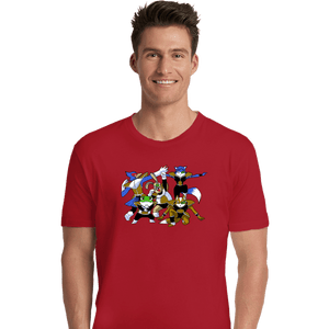 Shirts Premium Shirts, Unisex / Small / Red Fox Force