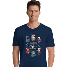 Load image into Gallery viewer, Secret_Shirts Premium Shirts, Unisex / Small / Navy Dungeon Cats 2nd Edition
