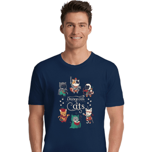 Secret_Shirts Premium Shirts, Unisex / Small / Navy Dungeon Cats 2nd Edition