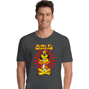 Daily_Deal_Shirts Premium Shirts, Unisex / Small / Charcoal Kung Fu Master