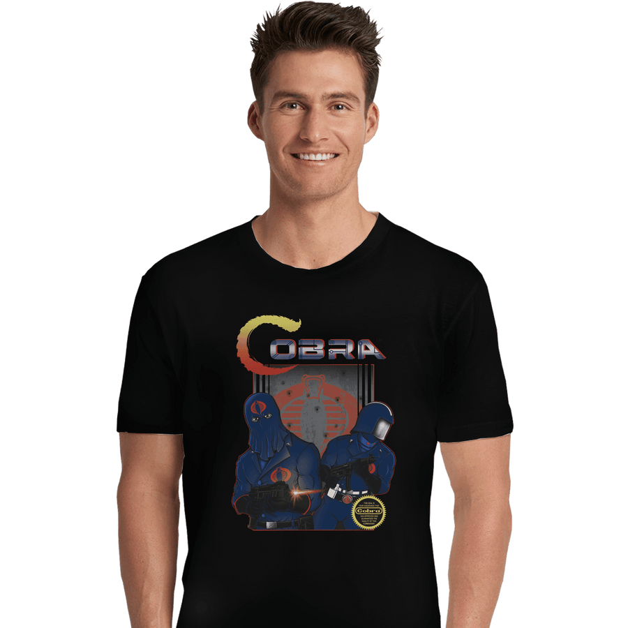 Shirts Premium Shirts, Unisex / Small / Black Cobra