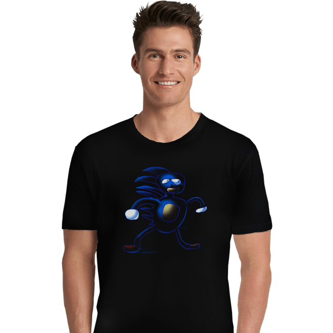 Shirts Premium Shirts, Unisex / Small / Black Sanic