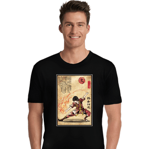 Daily_Deal_Shirts Premium Shirts, Unisex / Small / Black Fire Nation Master Woodblock