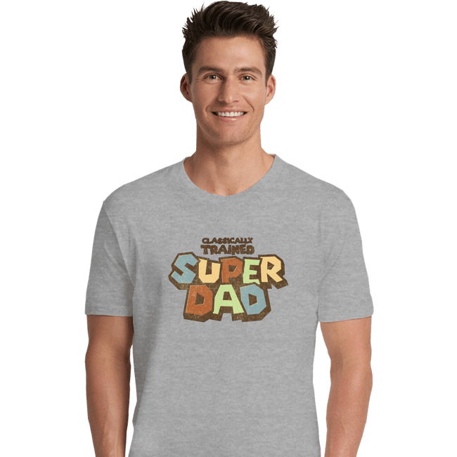 Daily_Deal_Shirts Premium Shirts, Unisex / Small / Sports Grey Super Dad