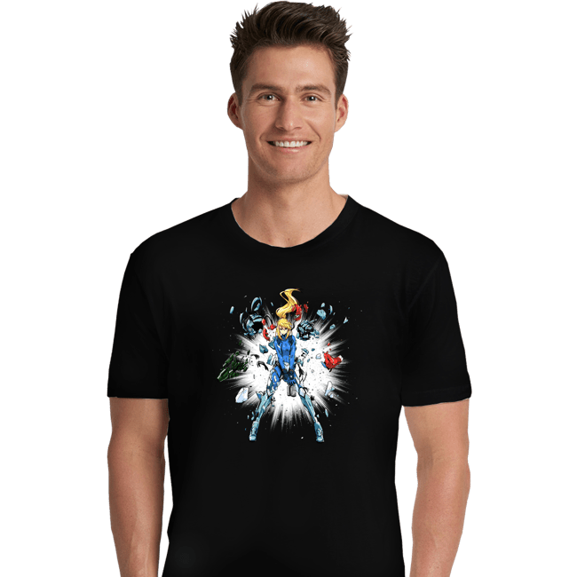 Daily_Deal_Shirts Premium Shirts, Unisex / Small / Black Shattered