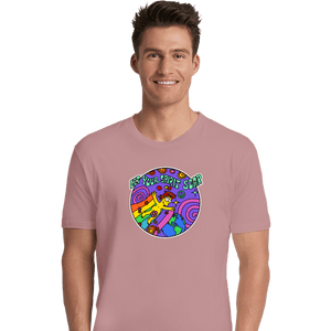 Shirts Premium Shirts, Unisex / Small / Pink Homer Hippy
