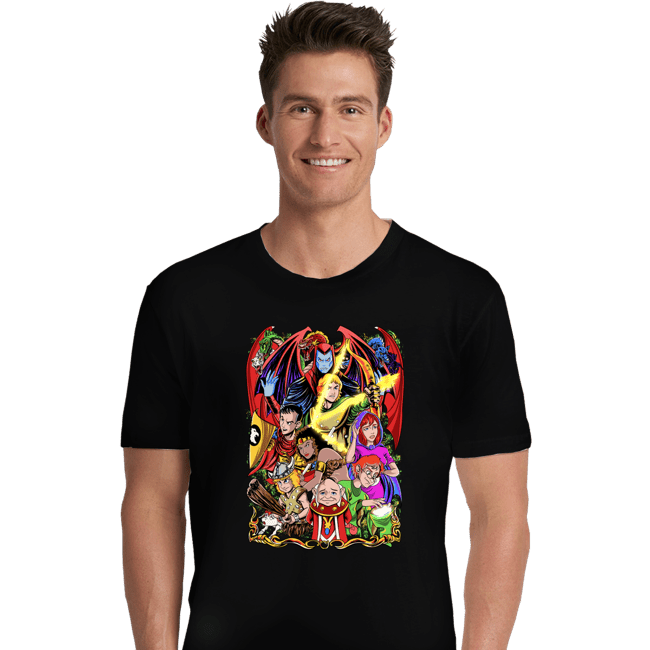 Shirts Premium Shirts, Unisex / Small / Black D&D Fighter