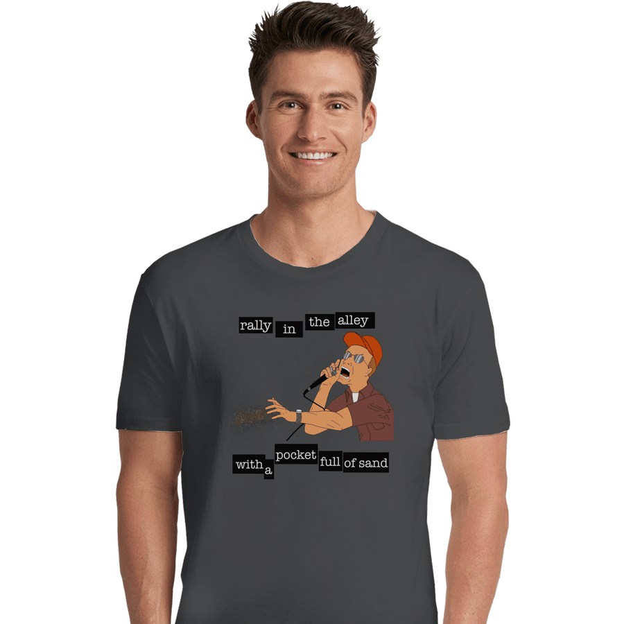 Shirts Premium Shirts, Unisex / Small / Charcoal Pocket Full Of Sand