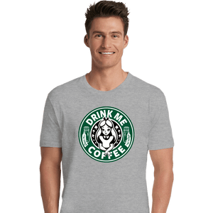 Daily_Deal_Shirts Premium Shirts, Unisex / Small / Sports Grey Drink Me Coffee