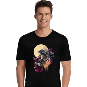 Daily_Deal_Shirts Premium Shirts, Unisex / Small / Black Moonlight Wall-E