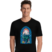 Load image into Gallery viewer, Daily_Deal_Shirts Premium Shirts, Unisex / Small / Black Stained Glass Castle

