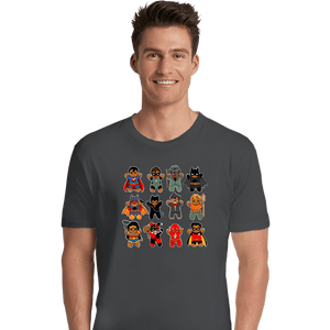 Daily_Deal_Shirts Premium Shirts, Unisex / Small / Charcoal Gingerbread Heroes and Villains