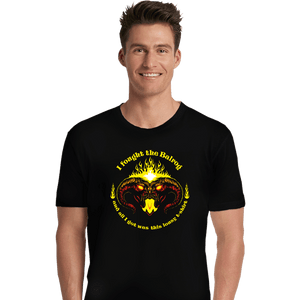 Secret_Shirts Premium Shirts, Unisex / Small / Black I Fought The Balrog
