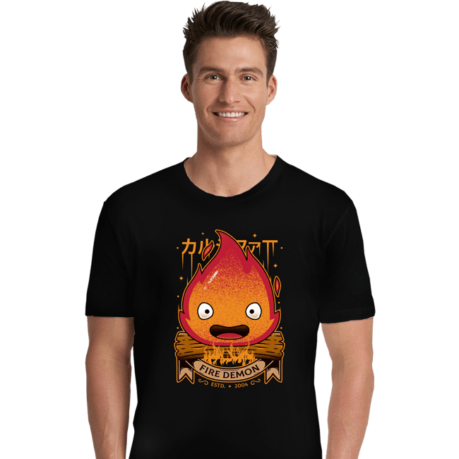 Shirts Premium Shirts, Unisex / Small / Black Fire Demon