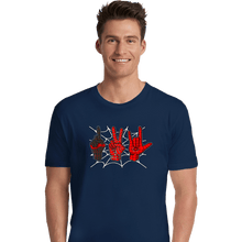 Load image into Gallery viewer, Daily_Deal_Shirts Premium Shirts, Unisex / Small / Navy Spider 1, Spider 2, Spider 3
