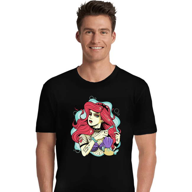 Daily_Deal_Shirts Premium Shirts, Unisex / Small / Black Down Where It's Wetter