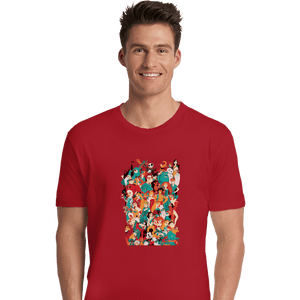 Shirts Premium Shirts, Unisex / Small / Red Mouse House Heroes '19